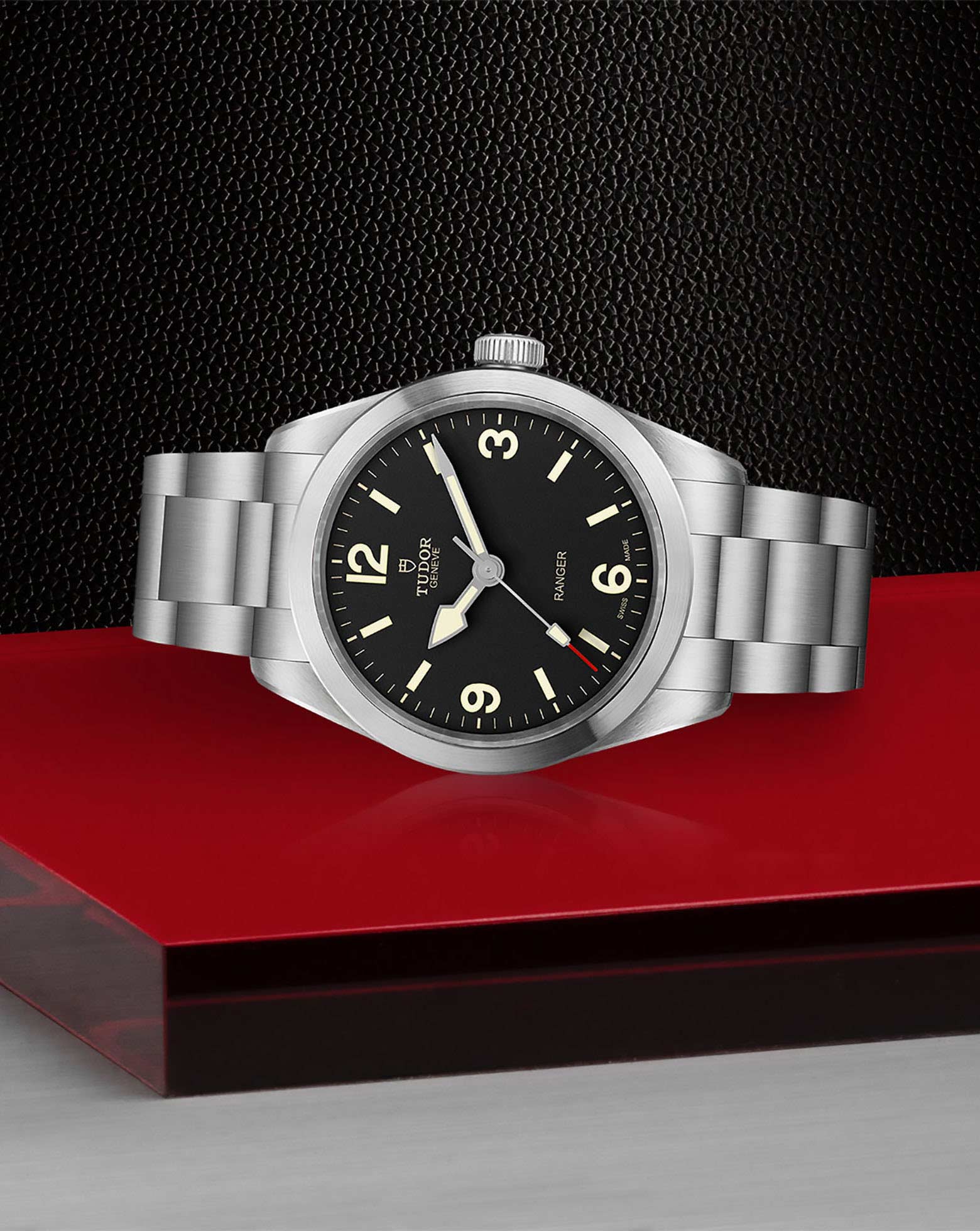 TUDOR Ranger 39mm, Steel Case, Black Dial on Steel Bracelet
