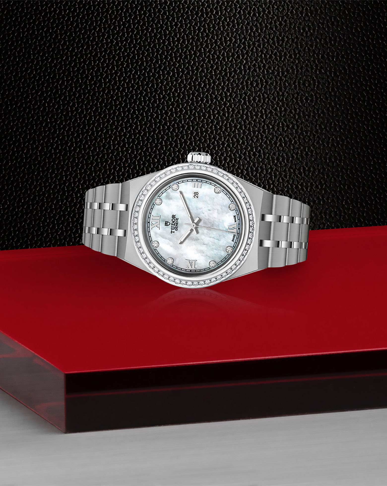 TUDOR Royal 28mm, Steel Case, Diamond Set on Steel Bracelet