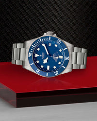 TUDOR Pelagos 42mm, Blue Dial on Titanium Bracelet