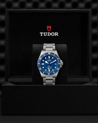 TUDOR Pelagos 42mm, Blue Dial on Titanium Bracelet