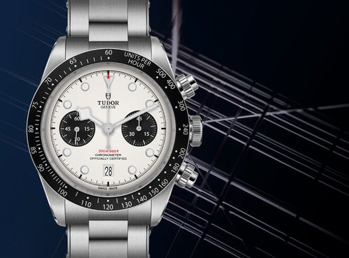 TUDOR Black Bay Chrono 41mm, Steel Case, White Dial