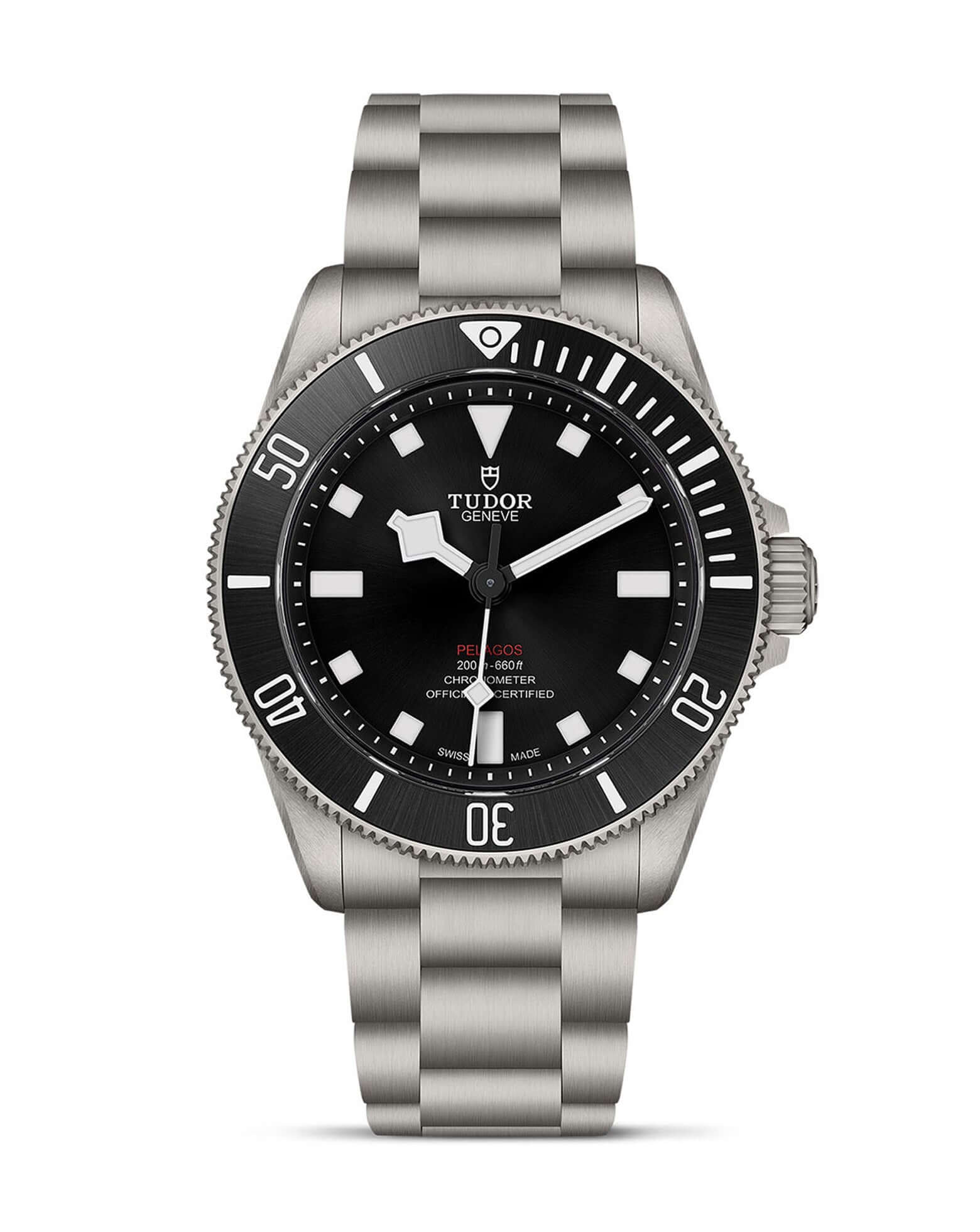TUDOR Pelagos 39 39mm, Black Dial, Titanium Bracelet