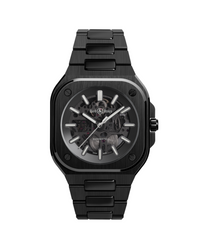 Bell & Ross BR-05 Skeleton Black Ceramic 41mm on ceramic strap